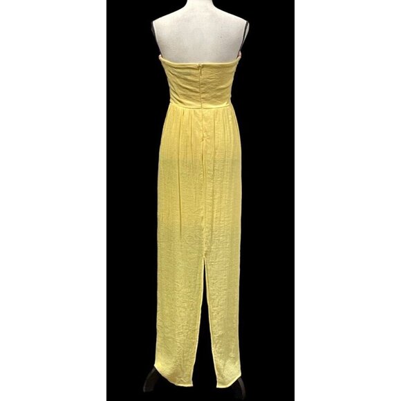 As You Wish Womens Tube Dress Size S Yellow Lined Zipper - Picture 8 of 12
